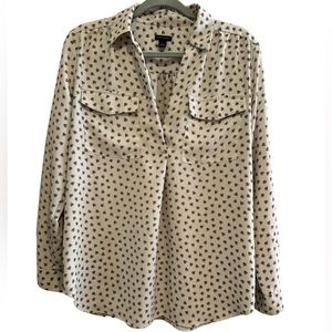 Ann Taylor Heart Blouse AMAZING!